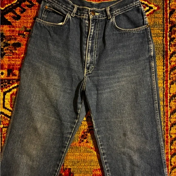 VTG Gitano Classic Blue High Rise Straight Leg Jeans 26” waist - Picture 6 of 7